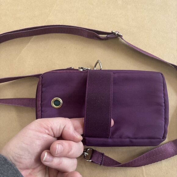 Crossbody bag Purple Cell Phone wallet Crossbody Strap And Belt Loop Fanny Pack - Picture 4 of 10